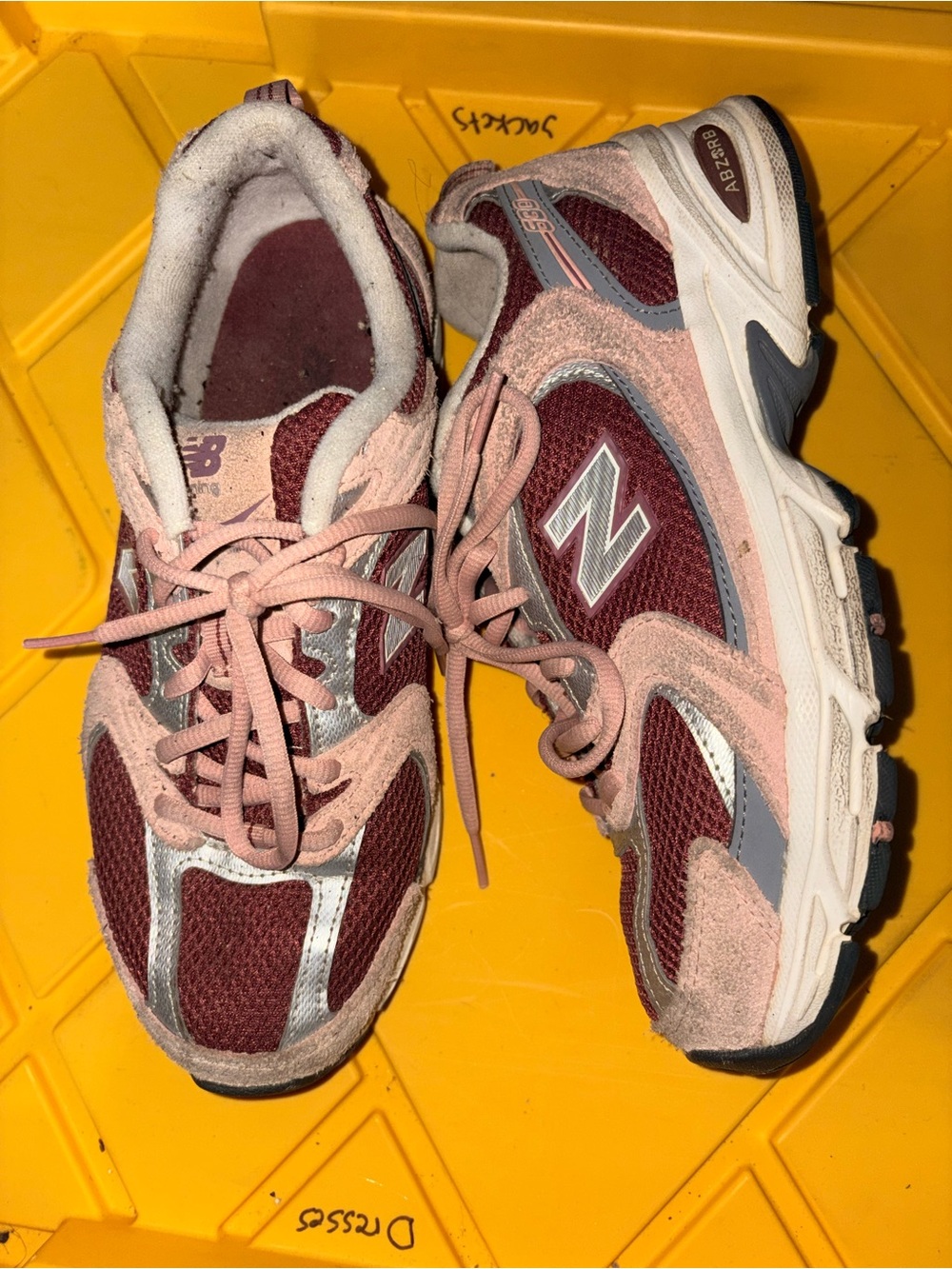 New Balance Women's Athletic Sneakers - Burgundy & Pink